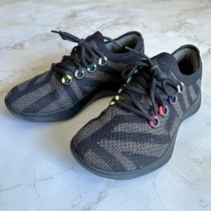 Allbirds Tree Dasher Limited Edition “Noise” Pattern Black and Gray